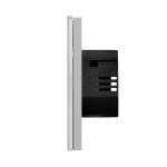 Intrerupator Dublu Wi-Fi + RF433 cu Touch din Sticla LUXION - imagine 3