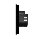 Intrerupator Dublu cu Touch din Sticla si Rama de Aluminiu LUXION, 500W - imagine 3