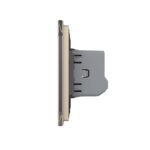 Intrerupator Dublu Cap Scara / Cruce cu Variator si Touch LIVOLO - Serie Noua - imagine 3