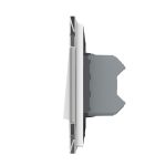 Intrerupator Dublu Mecanic Cap Cruce LIVOLO cu Rama din Sticla - Serie Noua - imagine 3