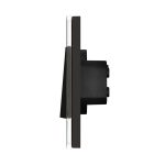 Intrerupator Dublu Mecanic cu Reset / Revenire LUXION cu Rama din Sticla - imagine 3