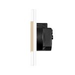 Intrerupator Dublu + 2 Prize cu Rama din Sticla LUXION - imagine 3