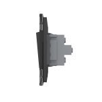 Intrerupator Dublu Mecanic Cap Scara LIVOLO cu Rama din Sticla - Serie Noua - imagine 3