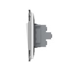 Intrerupator Dublu Mecanic Cap Scara LIVOLO cu Rama din Sticla - Serie Noua - imagine 3