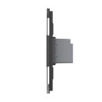 Intrerupator Simplu cu Touch Livolo cu Rama Din Sticla 1M - Serie Noua - imagine 3