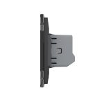 Intrerupator Simplu cu Touch LIVOLO cu Rama din Sticla - Protocol ZigBee EC - imagine 3