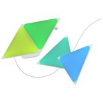 Kit 4 Panouri luminaose Nanoleaf Shapes Triangles, 16 Milioane culori, Iluminare LED RGBW, 320 Lumeni - imagine 3