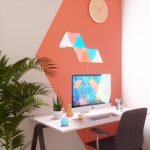 Pachet 3 Panouri luminaose Nanoleaf Shapes Triangles, 16 Milioane culori, Iluminare LED RGBW, Temperatura culoare reglabila - imagine 3