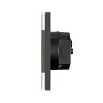 Intrerupator Dublu Cap Scara / Cruce + Priza cu Rama din Sticla LUXION, Serie A - imagine 3