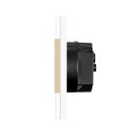 Intrerupator Dublu Cap Scara / Cruce + Priza cu Rama din Sticla LUXION, Serie A - imagine 3