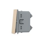Modul Intrerupator Simplu Mecanic Cap Cruce, 2 Module - Serie Noua - imagine 3