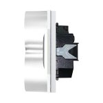 Priza Dubla LUXION cu Rama din Sticla Pentru Doza Simpla - imagine 3