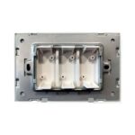 Priza blank - goala Livolo cu rama din sticla - standard italian - imagine 3