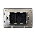 Priza blank - goala Livolo cu rama din sticla - standard italian - imagine 3