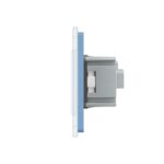 Priza dubla Livolo cu rama din sticla - imagine 3