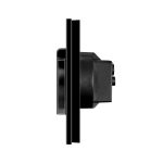 Priza Simpla cu Capac de Protectie LUXION cu rama din aluminiu - imagine 3