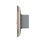 Intrerupator senzor de miscare PIR Livolo cu rama din sticla - imagine 3