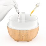 Umidificator cu ultrasunete si lampa LED, BlitzWolf BW-FUN3, Smart, Wi-Fi, 400mL, Compatibil cu Amazon Alexa si Google Assistant - imagine 3