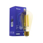 Bec inteligent LED Sonoff B02-F-ST64, Wi-Fi, 7W, 700 LM, Dimmer, Control aplicatie - imagine 4