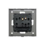 Buton de Sonerie Mecanic LUXION cu Rama din Sticla - imagine 4