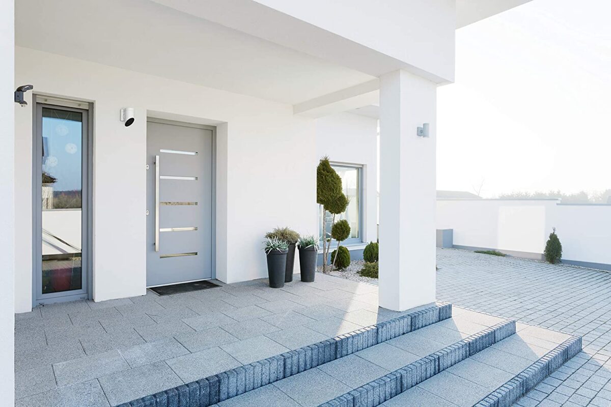 Camera de supraveghere de exterior Somfy, Wifi, 1080p Full HD, Sirena 110 dB, Posibila conexiune la corpul de iluminat existent - Alb - imagine 5