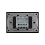 Intrerupator Dublu Cap Scara / Cruce cu Touch LIVOLO din Sticla – Standard Italian - imagine 4