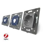 Intrerupator LIVOLO simplu+simplu ZigBee cu touch si priza din sticla ZigBee, Control de pe telefon - imagine 4