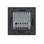 Intrerupator Dublu Cap Scara / Cruce cu Touch LIVOLO din Sticla - Protocol ZigBee EC - imagine 4