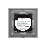 Intrerupator Dublu cu Variator si Touch din Sticla si Rama de Aluminiu LUXION - imagine 4