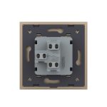 Intrerupator Simplu Mecanic si Cap Scara , 2 Module LIVOLO cu Rama din Sticla - Serie Noua - imagine 4