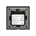 Intrerupator Triplu Wi-Fi cu Touch din Sticla si Rama de Aluminiu LUXION - imagine 4