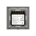 Intrerupator Triplu Wi-Fi cu Touch din Sticla si Rama de Aluminiu LUXION - imagine 4