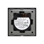 Intrerupator Simplu cu Touch din Sticla si Rama de Aluminiu LUXION, 500W - imagine 4