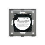 Intrerupator Simplu Cap Scara / Cruce cu Touch din Sticla si Rama de Aluminiu LUXION, RF433 - imagine 4