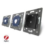 Intrerupator LIVOLO simplu+simplu ZigBee cu touch si priza din sticla ZigBee, Control de pe telefon - imagine 4