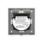 Intrerupator Cvadruplu Wi-Fi + RF433 cu Touch din Sticla LUXION - imagine 4