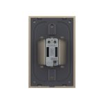 Intrerupator Simplu Cap Scara / Cruce cu Touch Livolo cu Rama Din Sticla 1M - Serie Noua - imagine 4