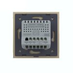 Intrerupator Dublu Cap Scara / Cruce cu Touch LIVOLO din Sticla - Protocol ZigBee EC - imagine 4