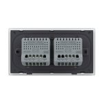 Intrerupator Simplu + Dublu cu Touch LIVOLO cu Rama Din Sticla, Standard Italian, 4M - imagine 4