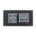 Intrerupator Simplu + Priza LIVOLO cu Rama Din Sticla, Standard Italian, 4M - imagine 4