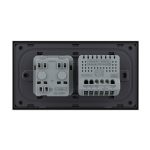 Intrerupator Simplu + Priza LIVOLO cu Rama Din Sticla, Standard Italian, 4M - imagine 4