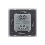 Intrerupator Simplu Mecanic Cap Cruce, 2 Module LIVOLO cu Rama din Sticla - Serie Noua - imagine 4