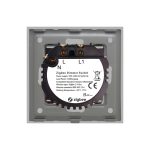 Intrerupator Simplu cu Variator cu Touch din Sticla si Rama de Aluminiu LUXION, protocol Zigbee - imagine 3