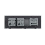 Intrerupator Dublu Cap Scara / Cruce + 2 Prize LIVOLO cu Rama Din Sticla, Standard Italian, 6M - imagine 4