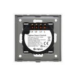 Intrerupator Triplu cu Touch din Sticla si Rama de Aluminiu LUXION, Protocol ZigBee - imagine 4