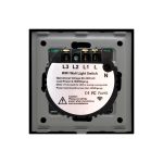 Intrerupator Dublu Wi-Fi + RF433 cu Touch din Sticla LUXION - imagine 4