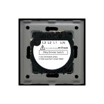 Intrerupator Simplu cu Variator Cap Scara / Cruce cu Touch din Sticla LUXION - imagine 4