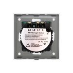 Intrerupator Dublu Wi-Fi + RF433 cu Touch din Sticla LUXION - imagine 4