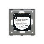 Intrerupator Dublu cu Touch din Sticla si Rama de Aluminiu LUXION - imagine 4