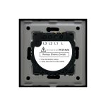 Intrerupator Simplu cu Variator cu Touch din Sticla si Rama de Aluminiu LUXION, RF433 - imagine 4